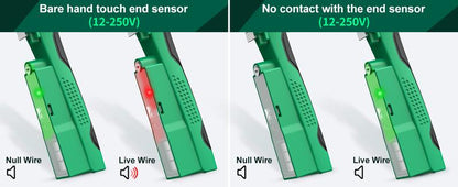 SEESE 8-in-1 Wire Stripper Twister – Live Wire Detection with Audible & LED Alarms